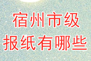 宿州市級報紙有哪些