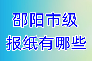 邵陽市級報紙有哪些